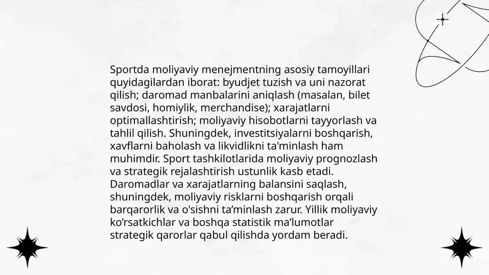 Sportda moliyaviy menejment 3