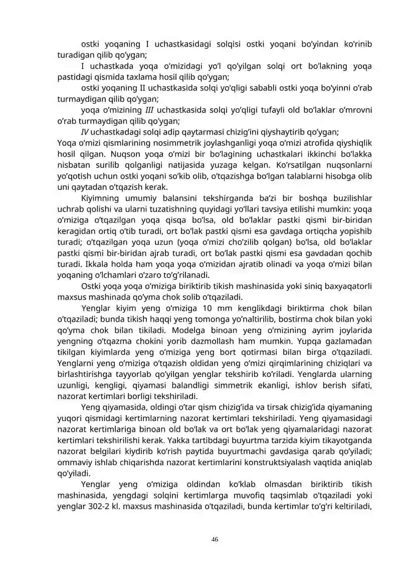 "Ayollar plashining yoqa va yenglarini o’mizga o’tkazish" 3