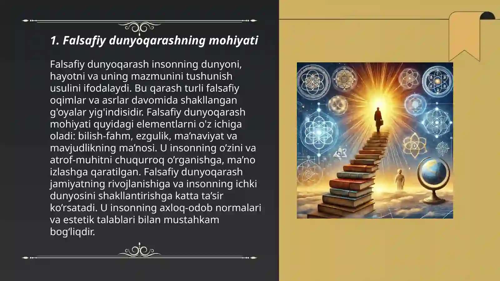 Falsafiy dunyoqarashning mohiyati 3