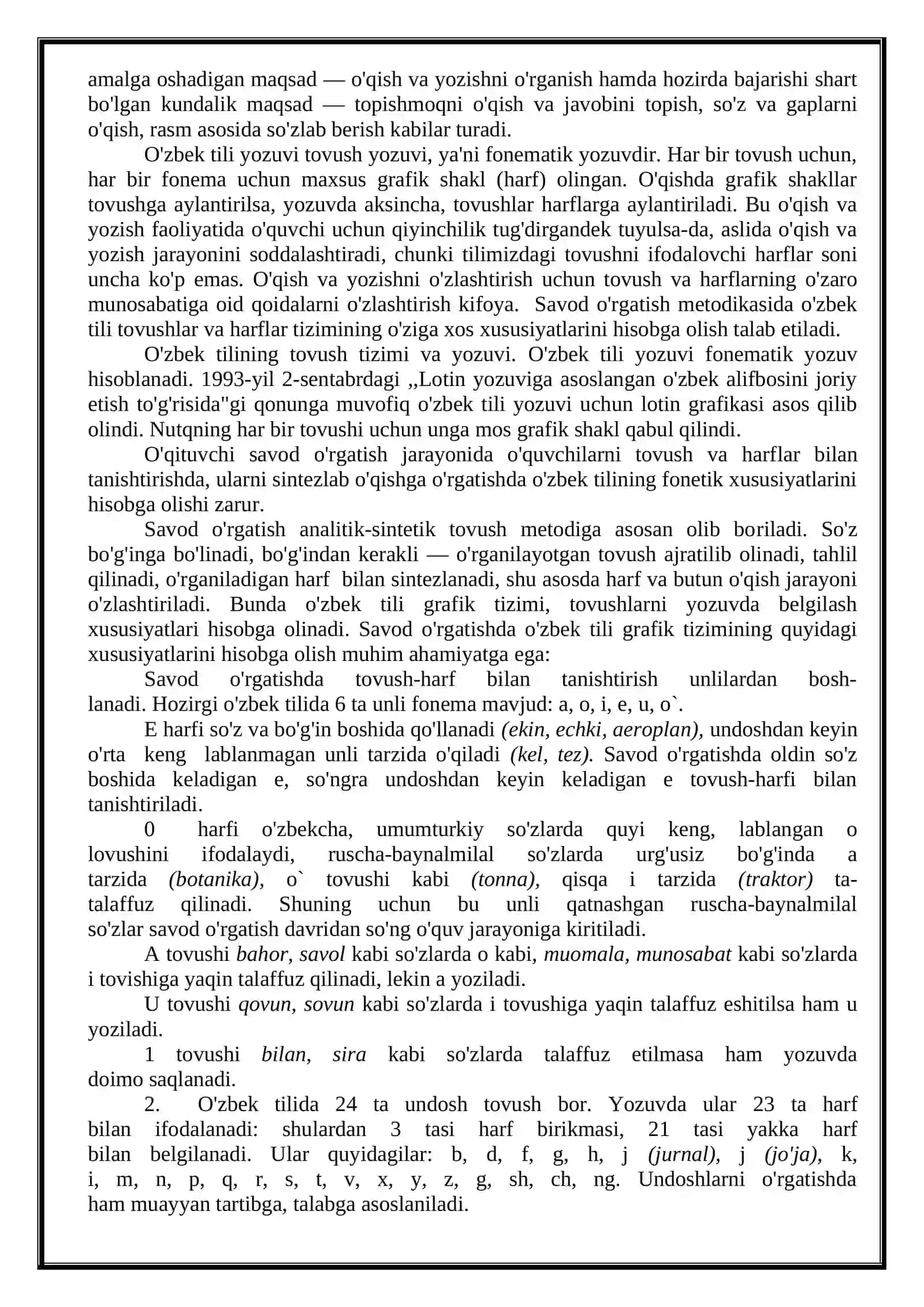 Savod o’rgatishning tayyorlov davri 3