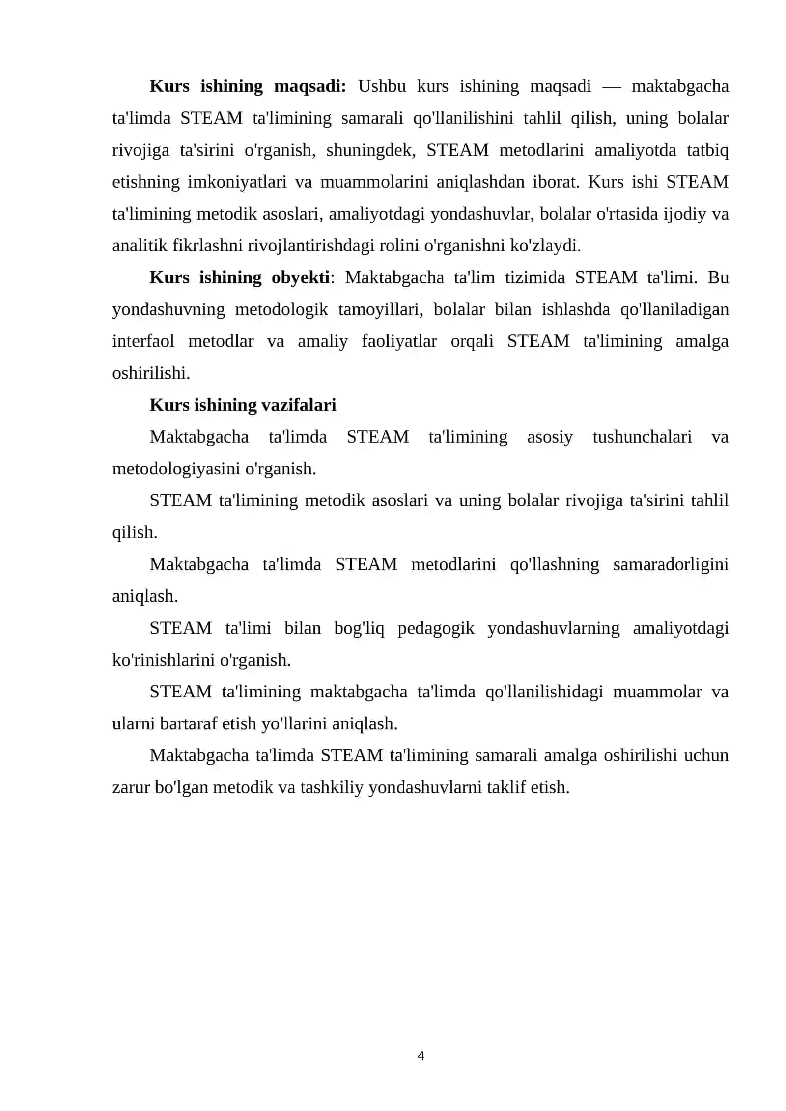 MAKTABGACHA TA'LIMDA STEAM TA'LIMIDAN FOYDALANISH 3