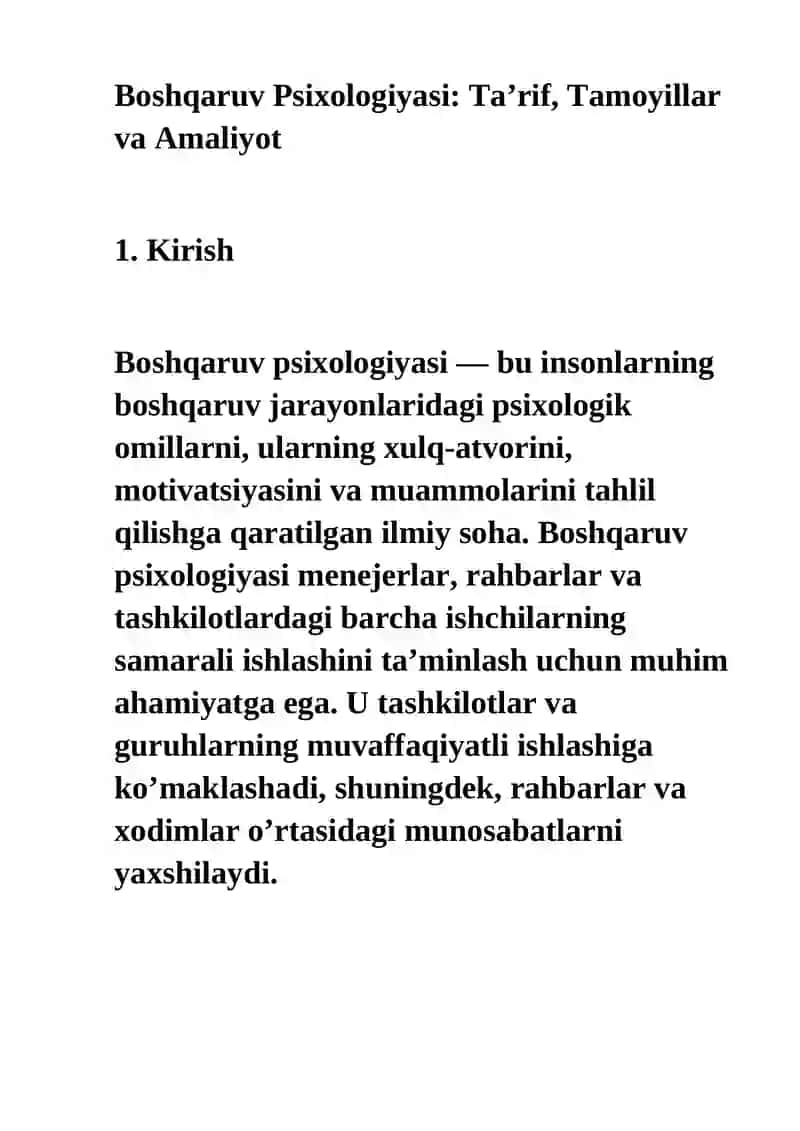 Boshqaruv Psixologiyasi 3
