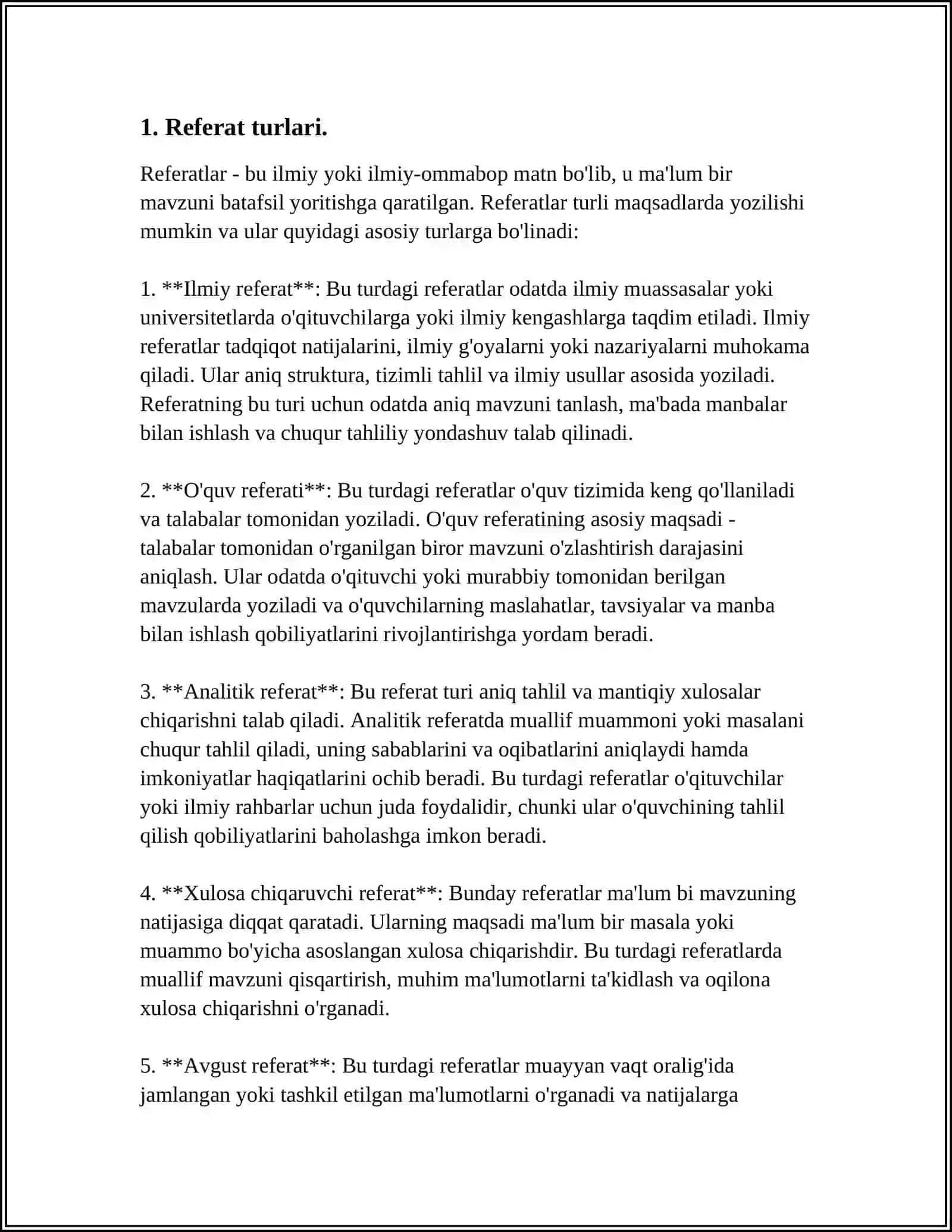 REFERAT TARKIBIDAGI KLISHELANGAN JUMLALAR 3