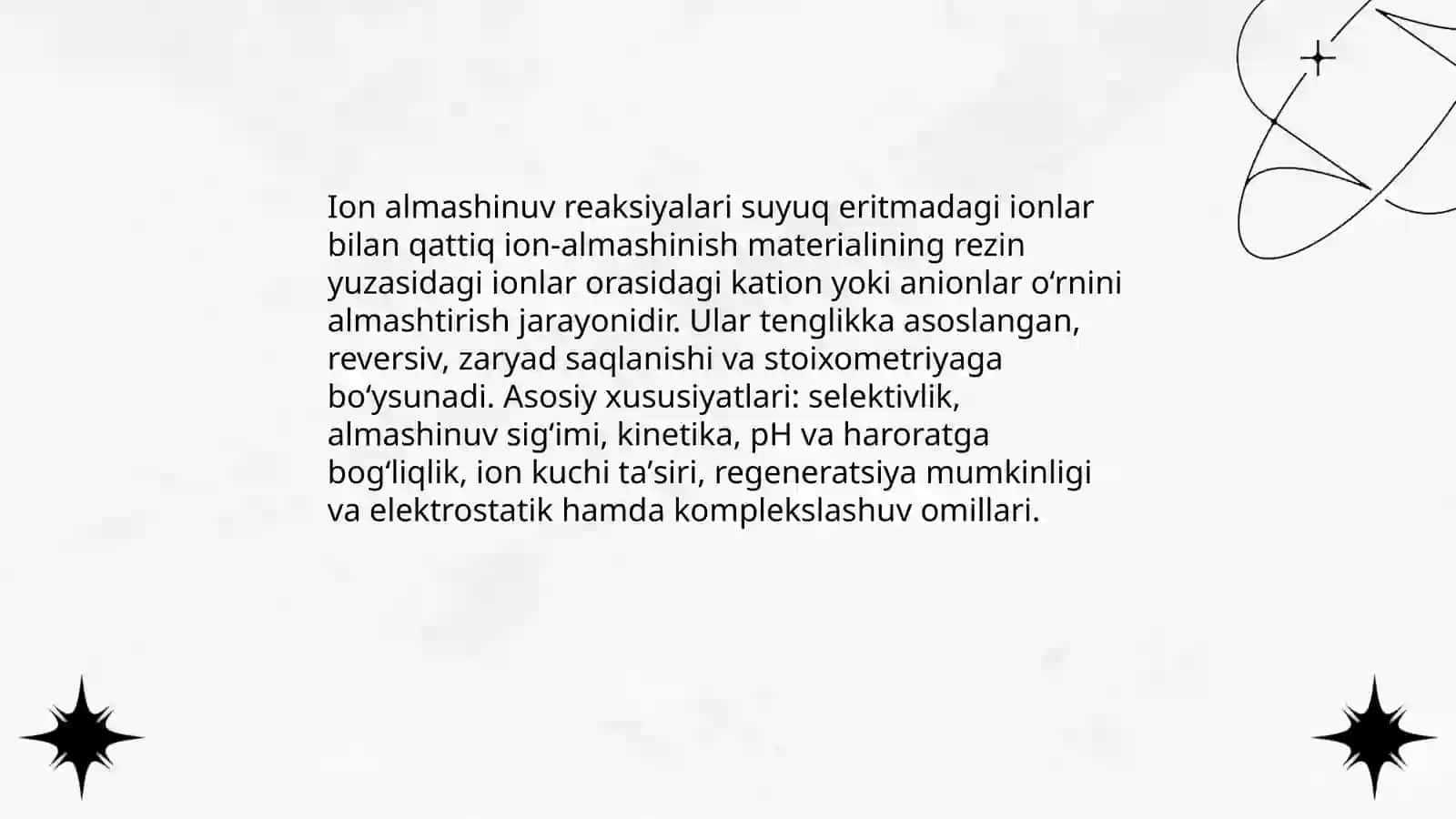 Ion almashinish reaksiyalari 3