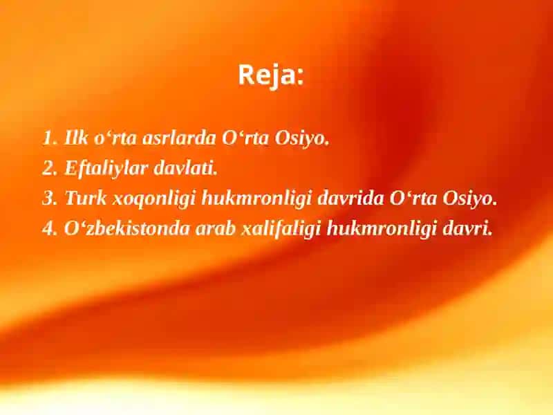 Ilko‘rtaasrlar O‘rta Osiyo 3