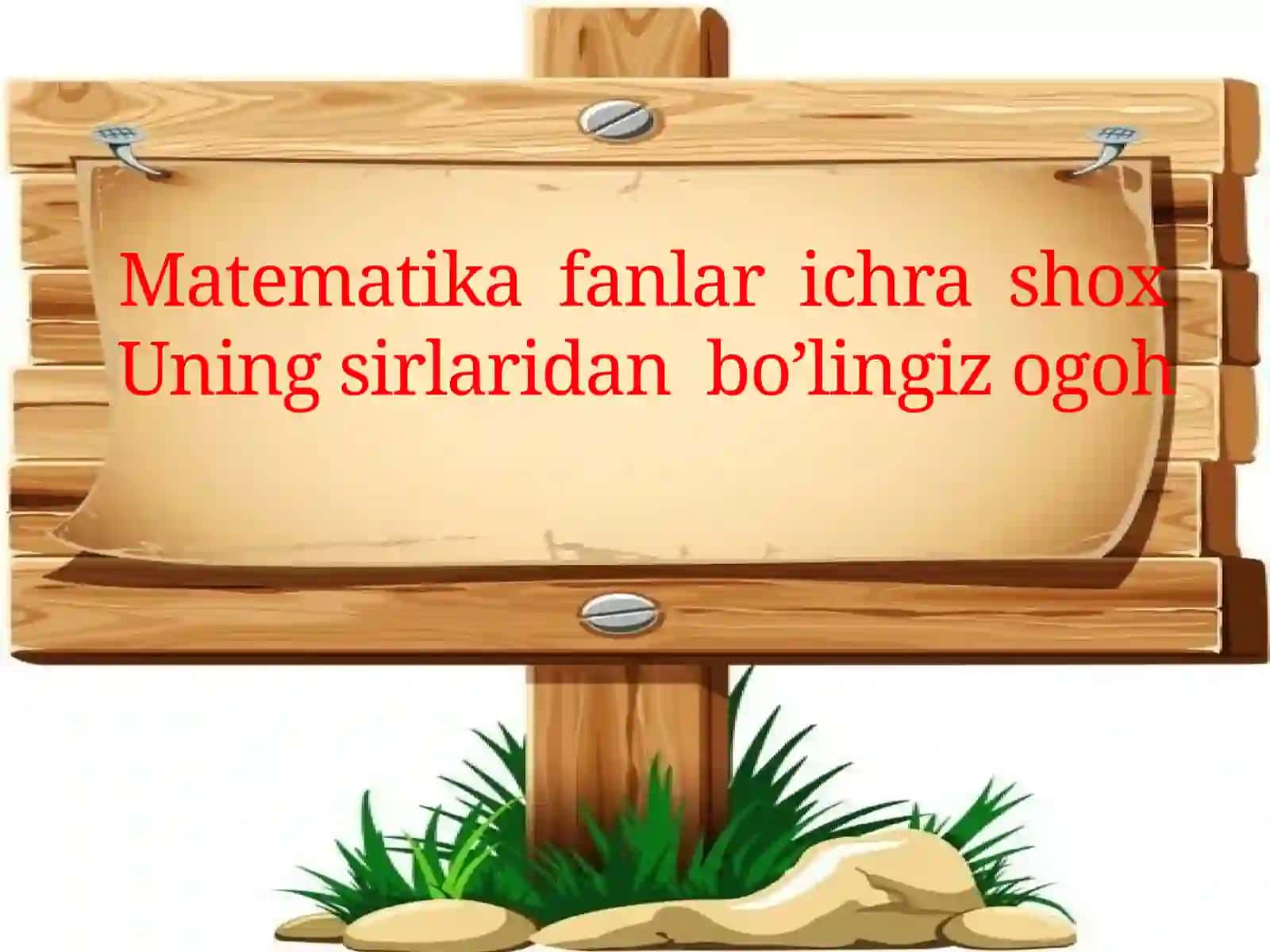 Matematik topishmoqlar 3
