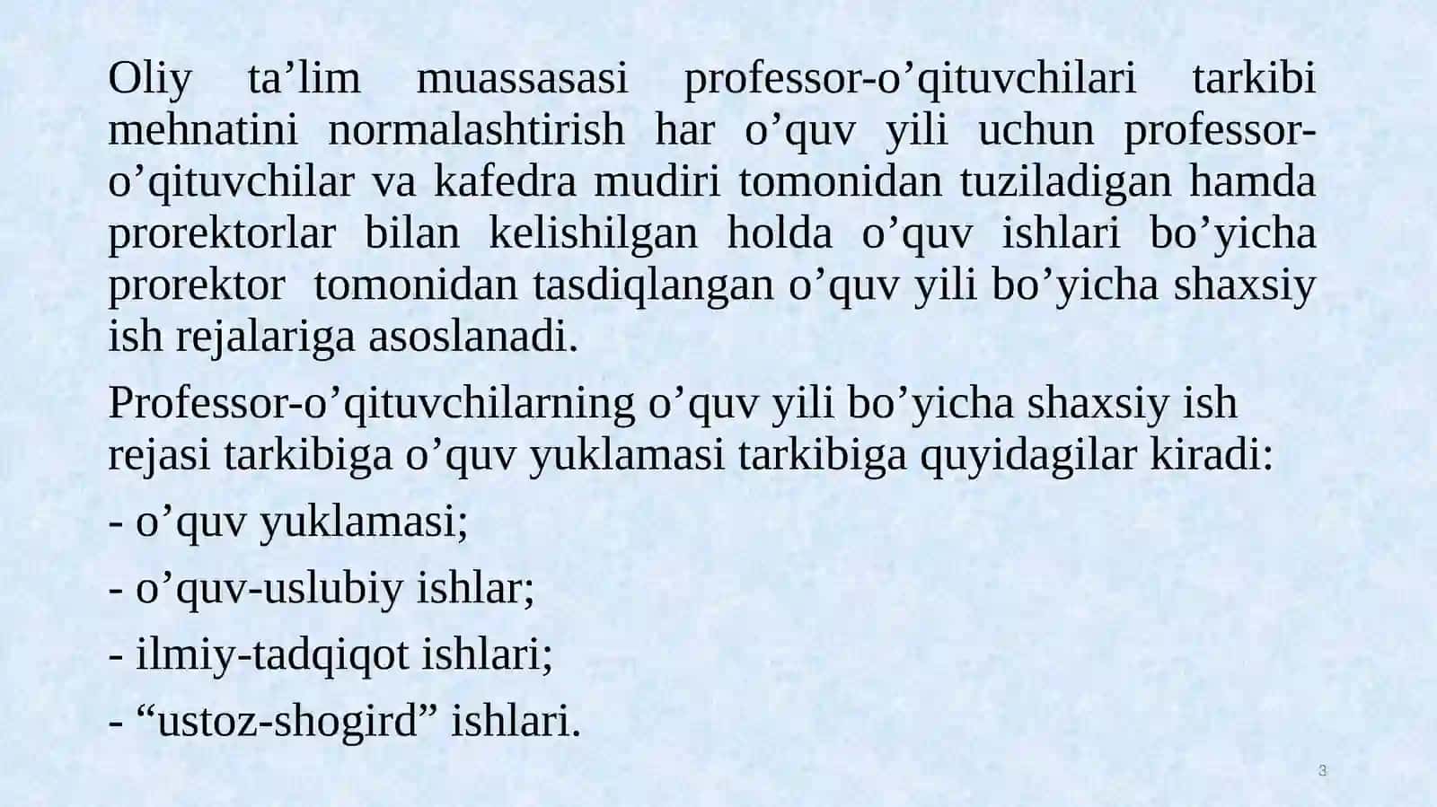 Oliy ta’lim muassasasi professor-o’qituvchilari 3