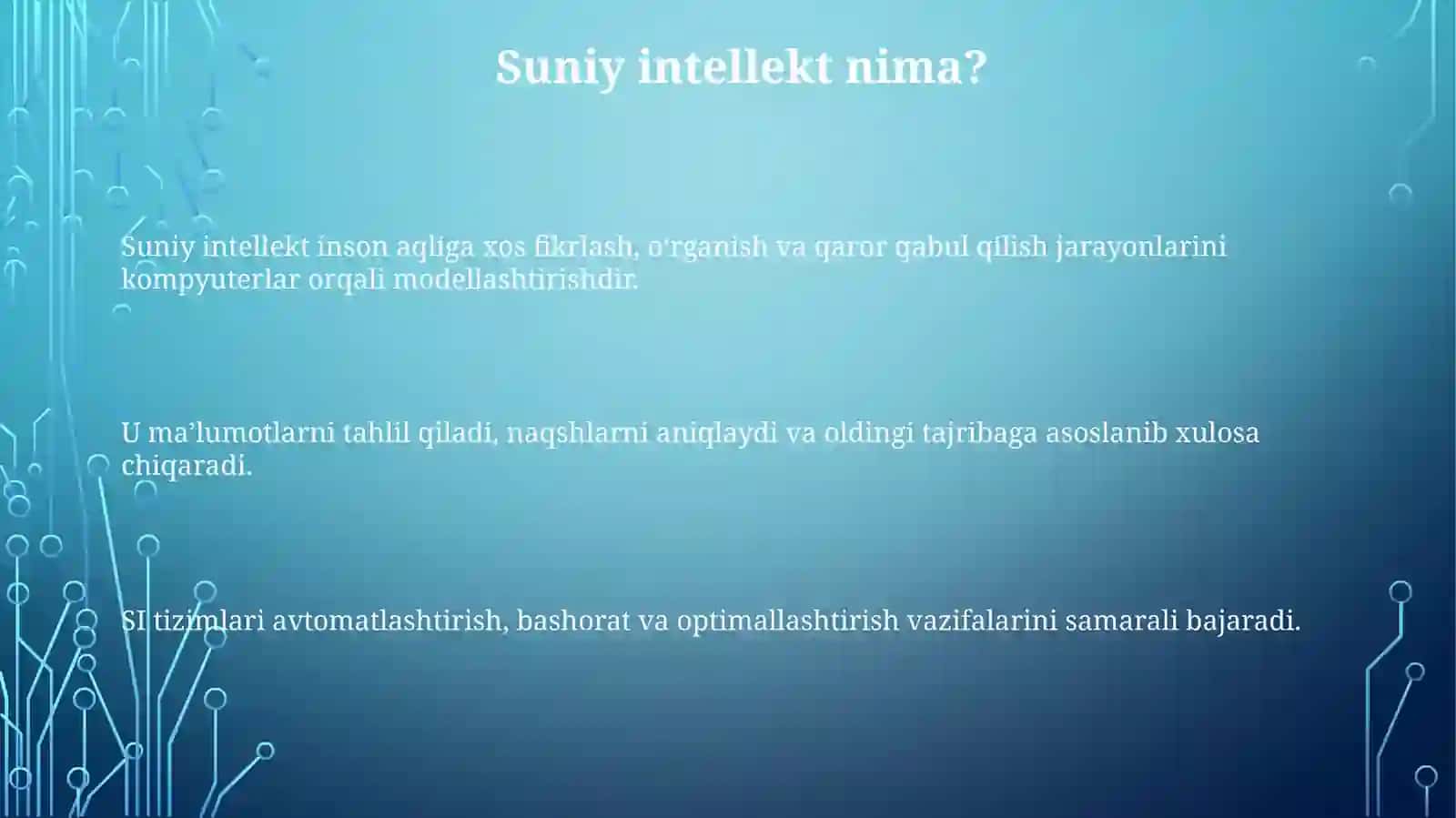 Suniy intellekt 3
