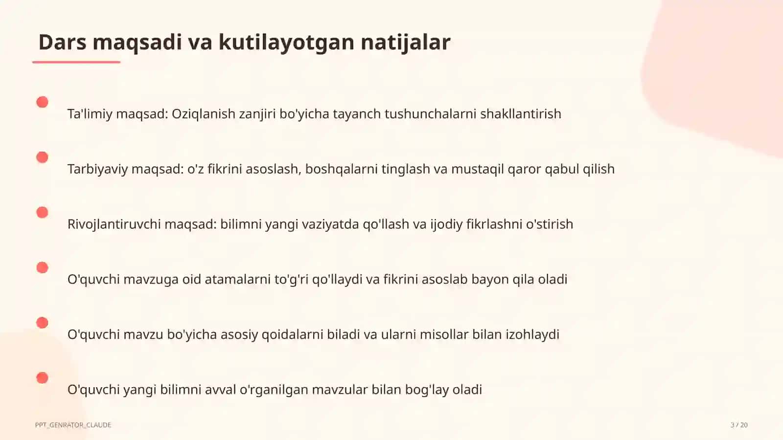 Oziqlanish zanjiri (3-sinf) 3