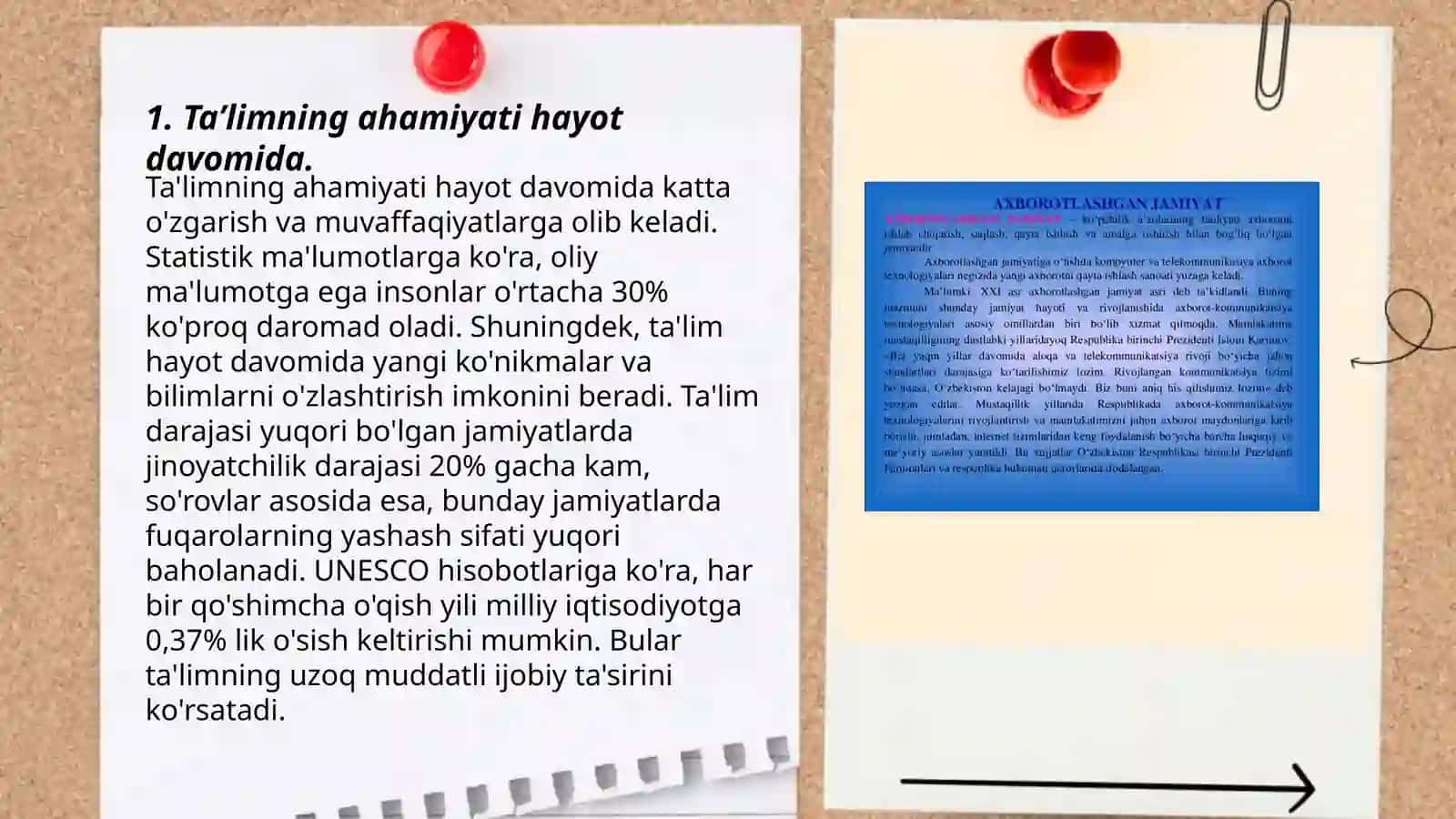 Ta'limning ahamiyati hayot davomida 3