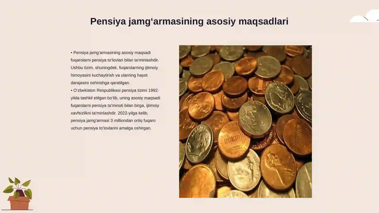 Pensiya jamg‘armasi xarajatlari tarkibi 3