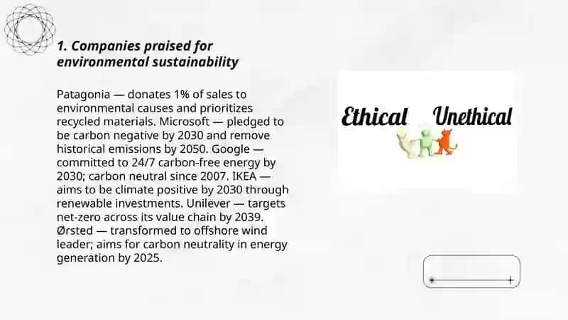 Companies praised for environmental sustainability 3