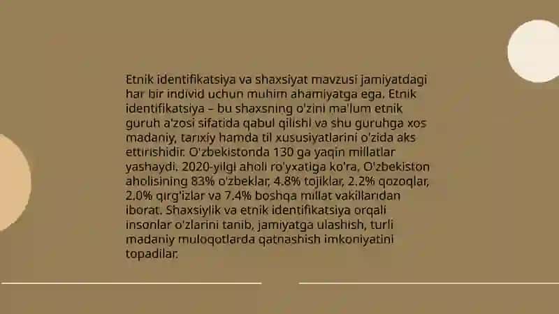Etnik guruhlar psixologiyasi 3