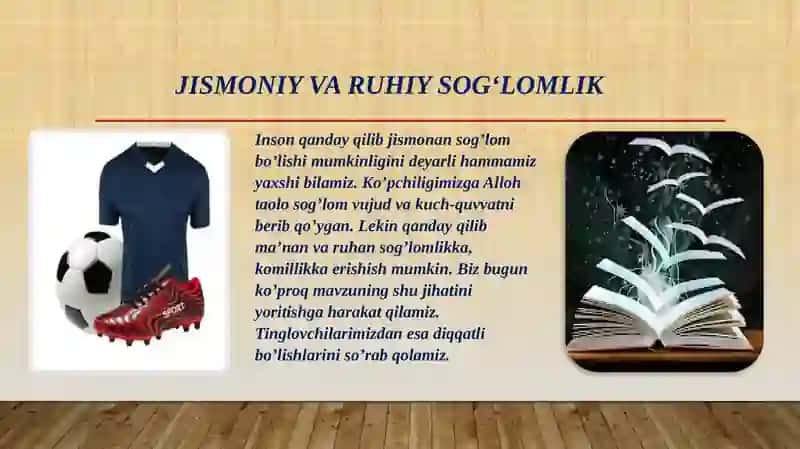 Sog'lom avlod - kelajagimiz poydevori. 3
