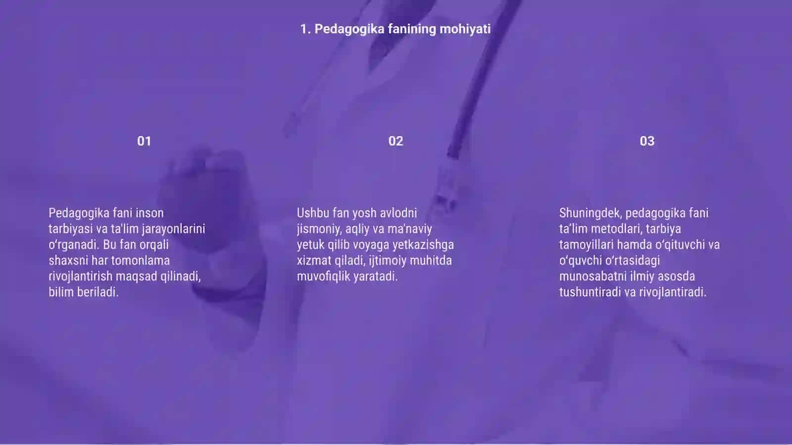 Pedagogika fanining maqsad va vazifalari 3