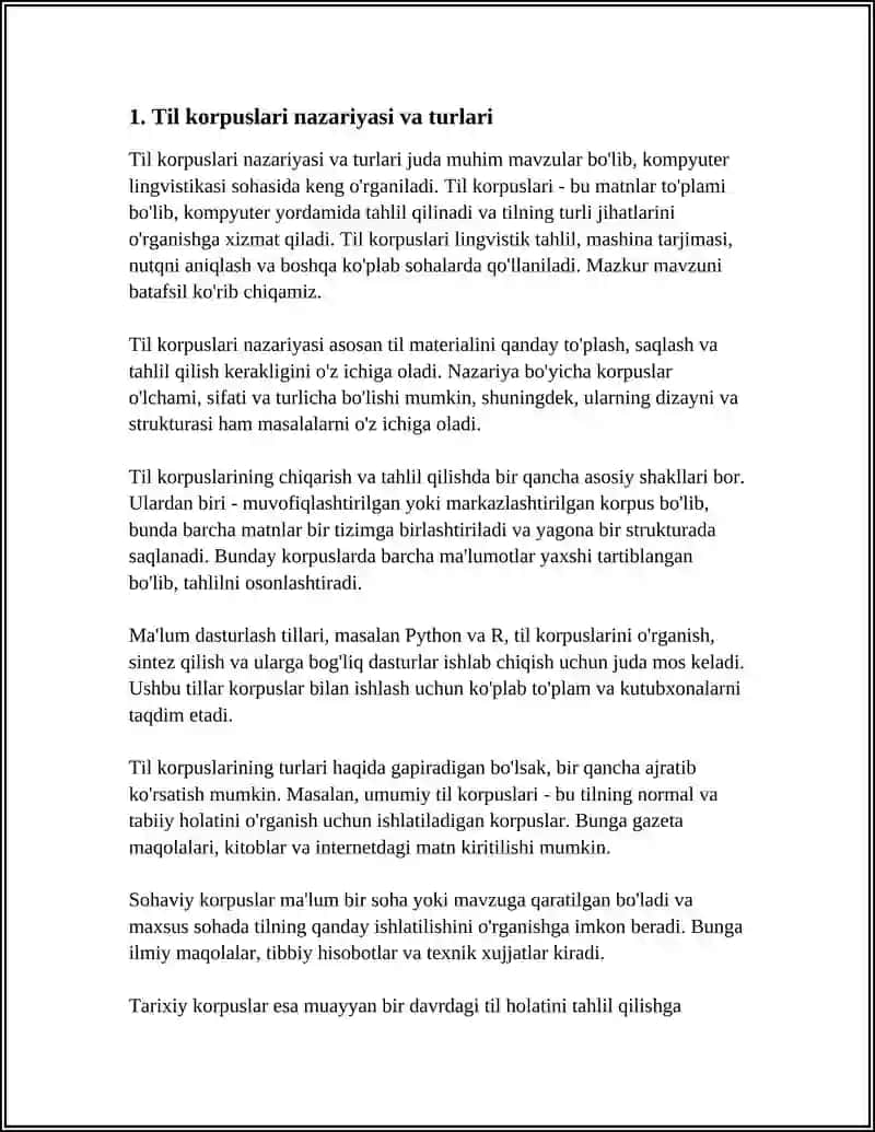 KOMPYUTER LINGVISTIKASI. TIL KORPUSLARI 3