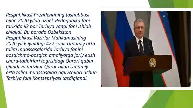 Tarbiya fanini belgilovchimeʼyoriyhujjatlar 3