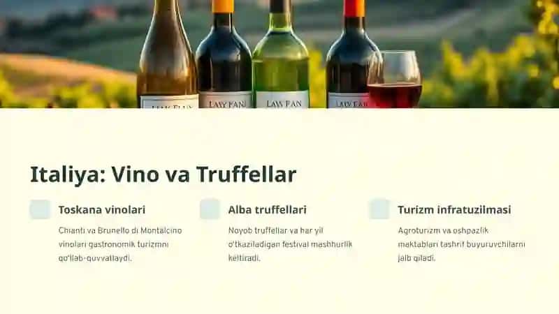 Jahon gastronomik turizmining mashhur yo‘nalishlari: Italiya, Yaponiya va Meksika tajribasi 3