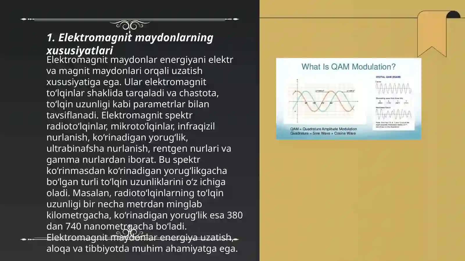 Elektromagnit maydonlar va to’lqinlar asoslari 3