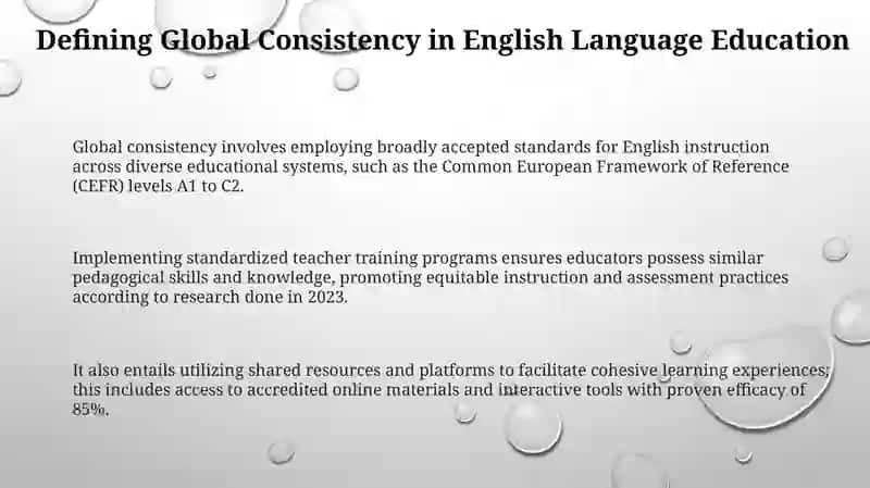 Global Consistency in English Language Education 3