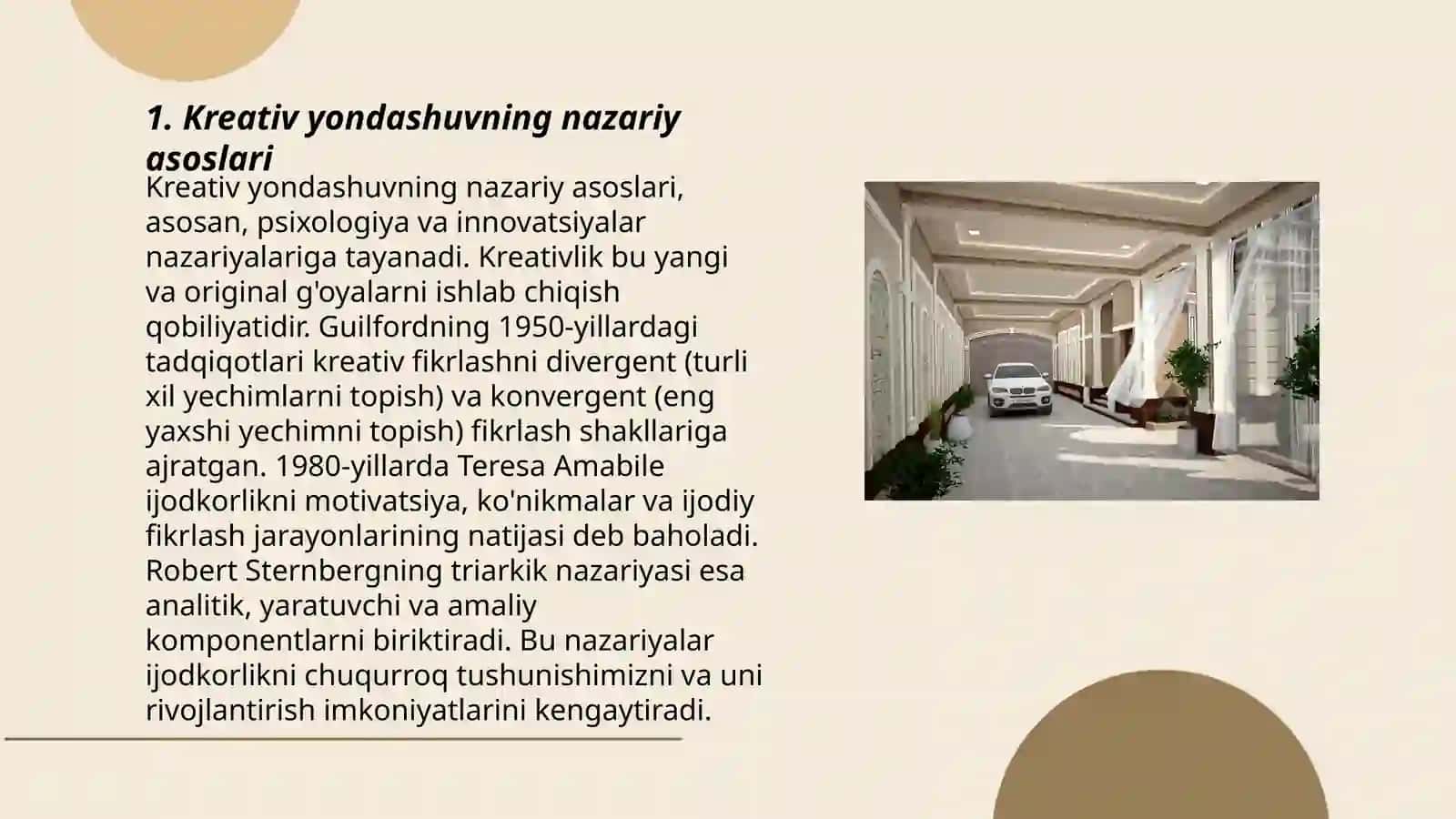 Kreativ yondashuvning nazariy asoslari 3