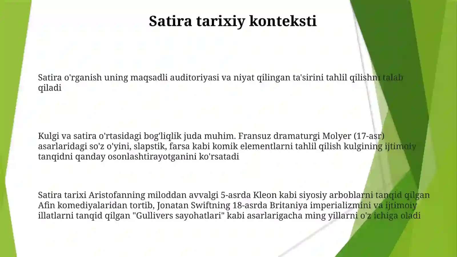 Satirikvayumoristikjanrlarniòrganish 3