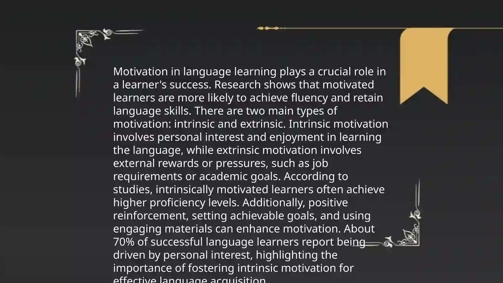 The importance of considering the psychological factors in learning languages 3