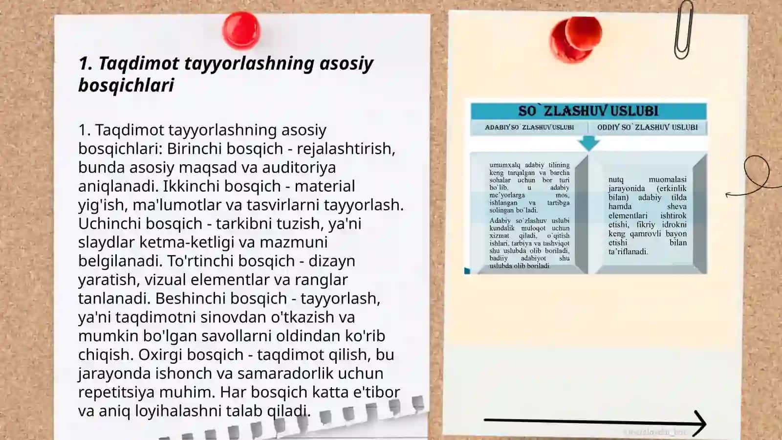 Taqdimot tayyorlash va nutqiy koʻnikma 3