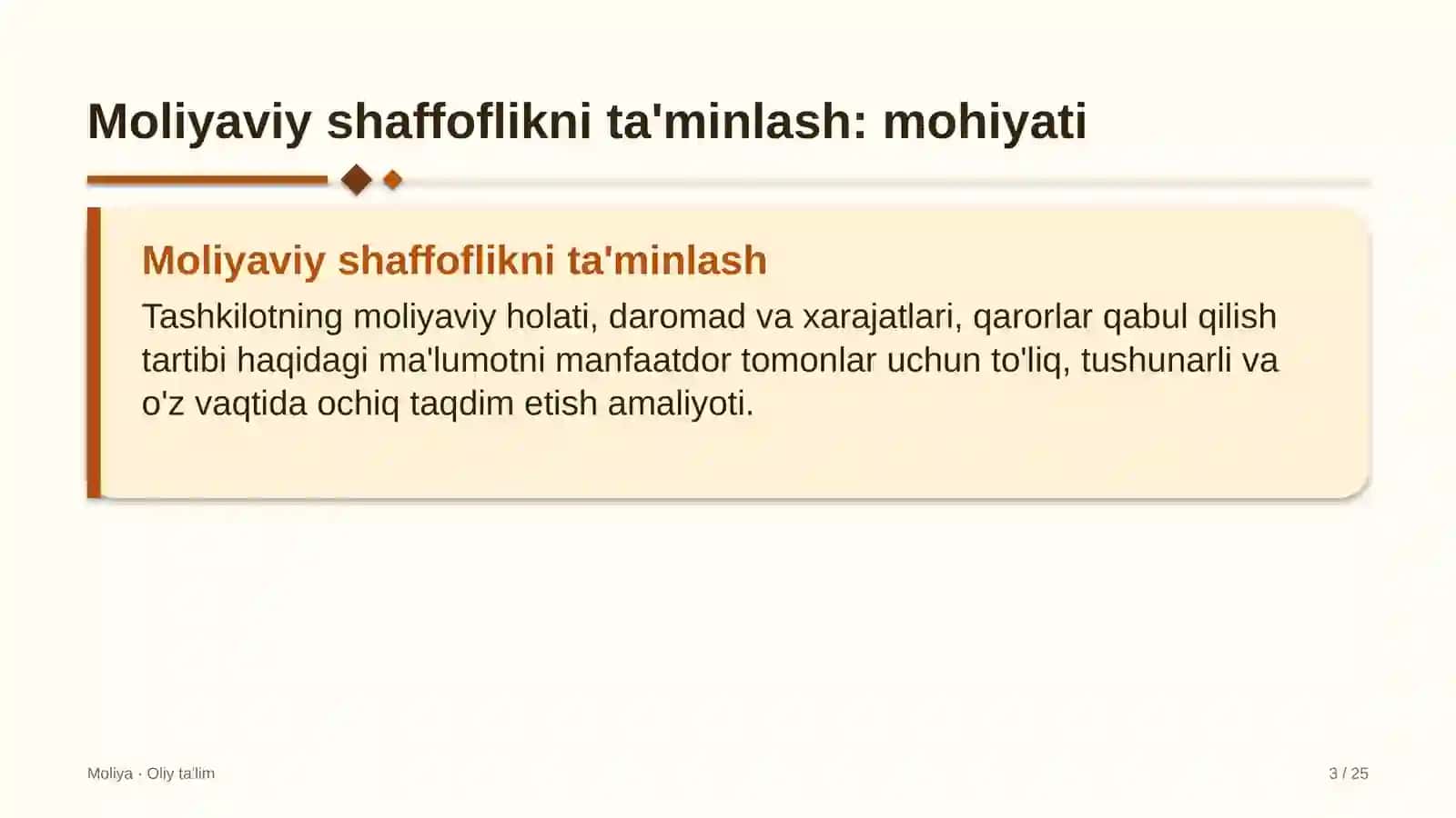 Ko'rgazma zallarida moliyaviy shaffoflikni ta'minlash 3