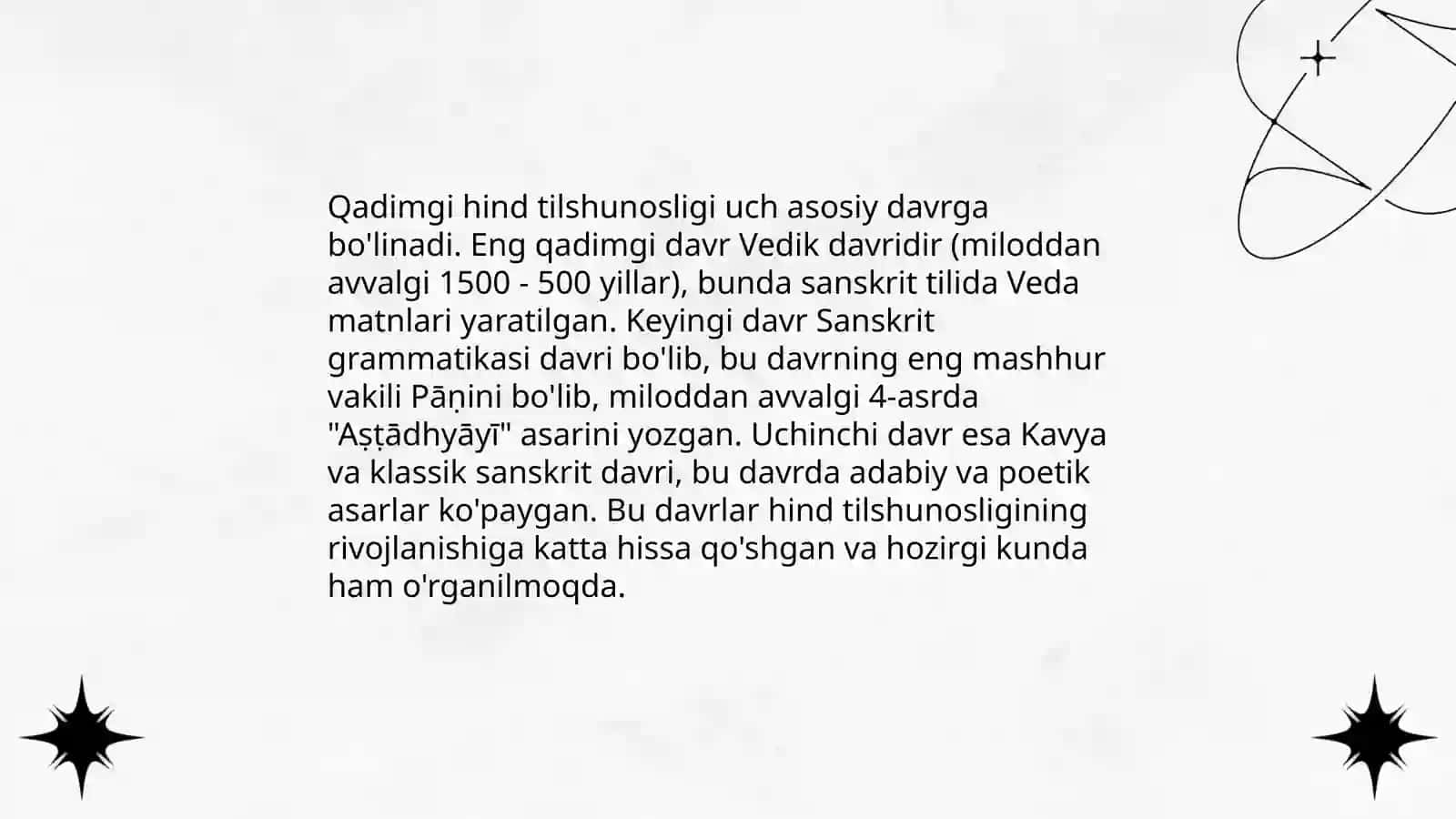 Qadimgi hind, xitoy, grek, rim tilshunosligi 3