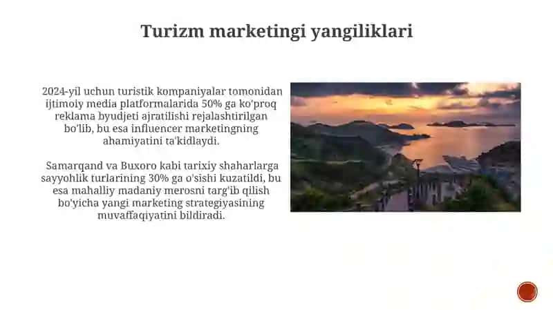 Turizmning rivojlanish tendensiyalari 3