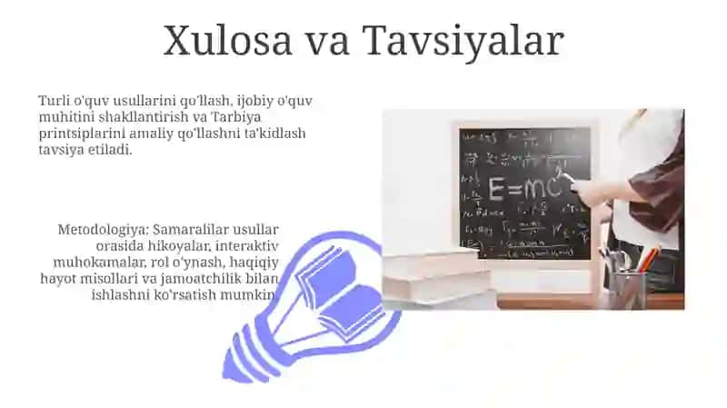 Tarbiya Ta'limi Uchun Pedagogik Yondashuvlar 3