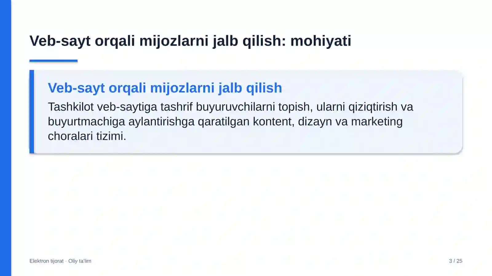 Klining kompaniyalarida veb-sayt orqali mijozlarni jalb qilish 3