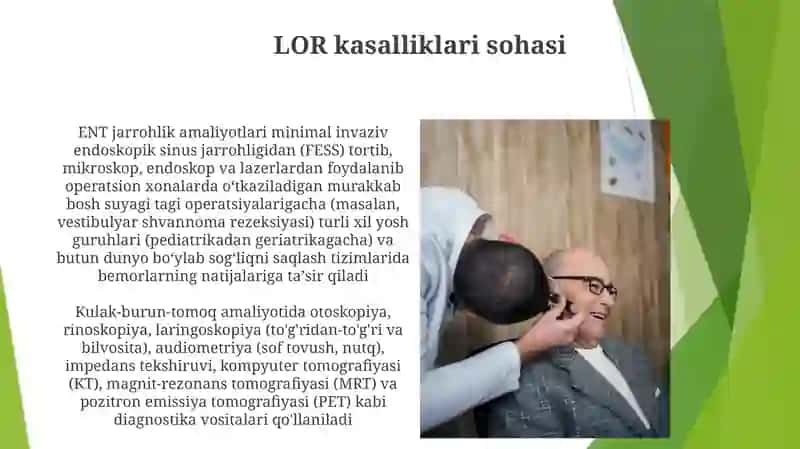 LOR kasalliklari sohasi 3
