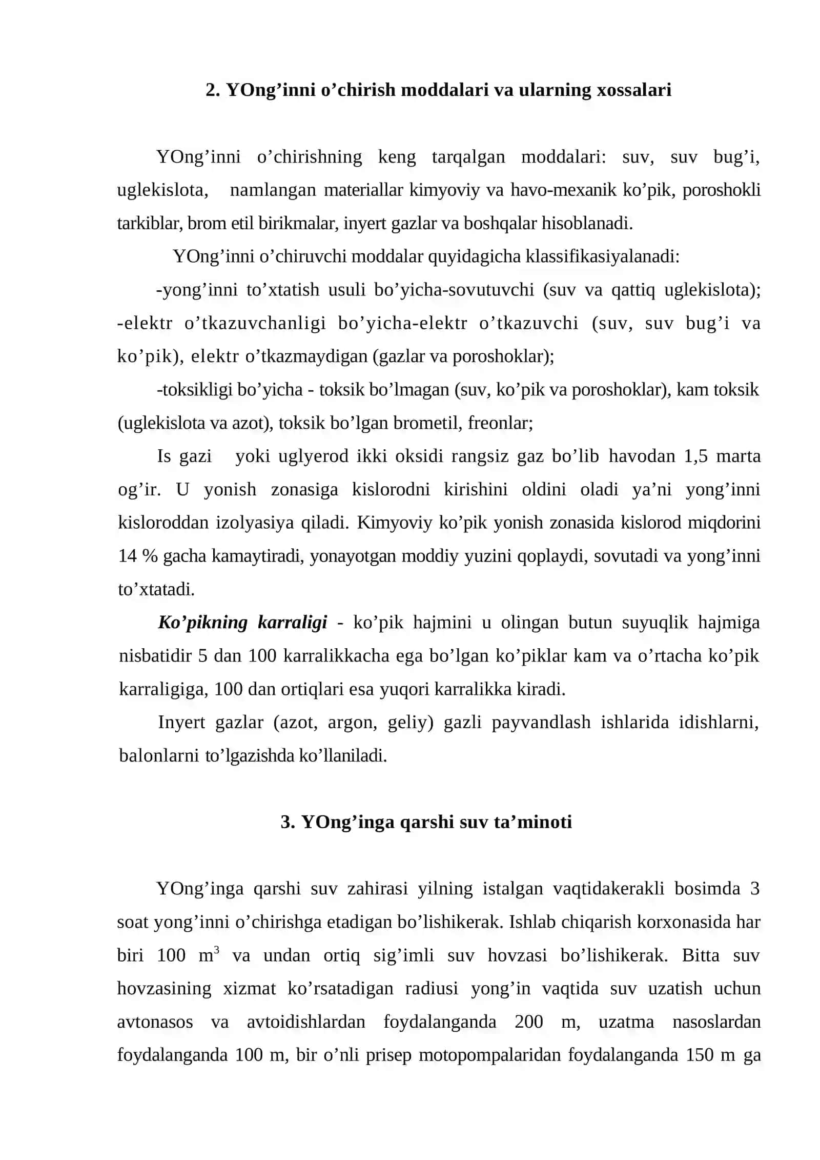 Yong’in xavfsizligi asoslari 3