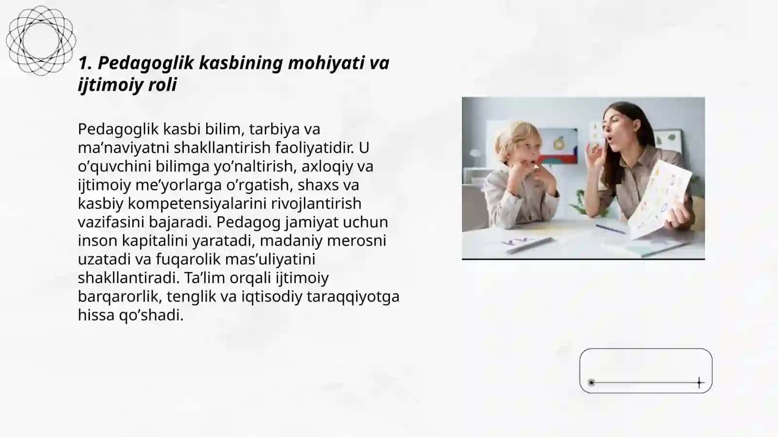 Pedagoglik kasbi va ujng vazifalari 3