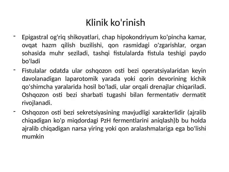 Oshqozonosti bezi fistulalari 3
