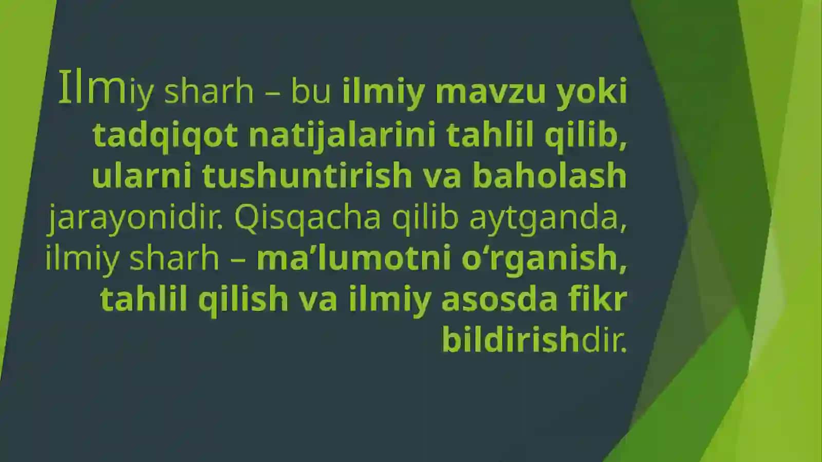Ilmiysharh.Ilmiysharhtuzishqoidalari 3