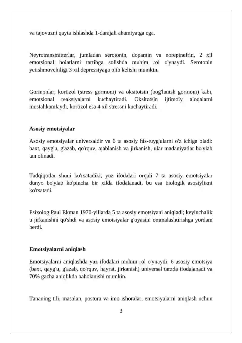 Emotsiya haqida tushuncha 3