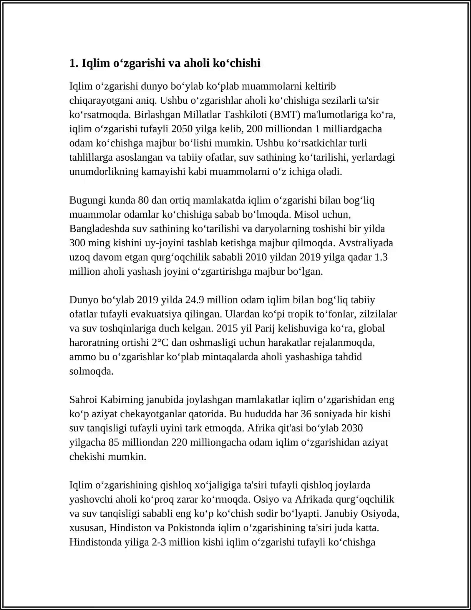 IQLIM OʻZGARISHINING DEMOGRAFIYAGA TAʼSIRI 3