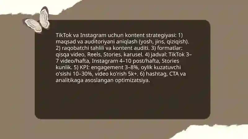 TikTok va Instagram misolida marketing kontenti 3