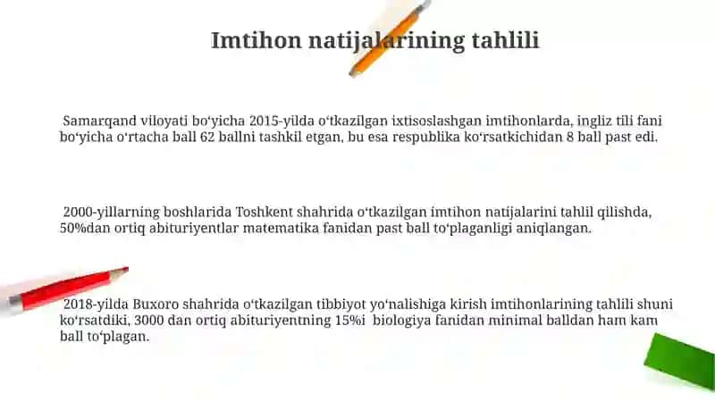 Ixtisoslikga kirish dyuzdo toʻgʻrisida tarixiy maʼlumotlar 3
