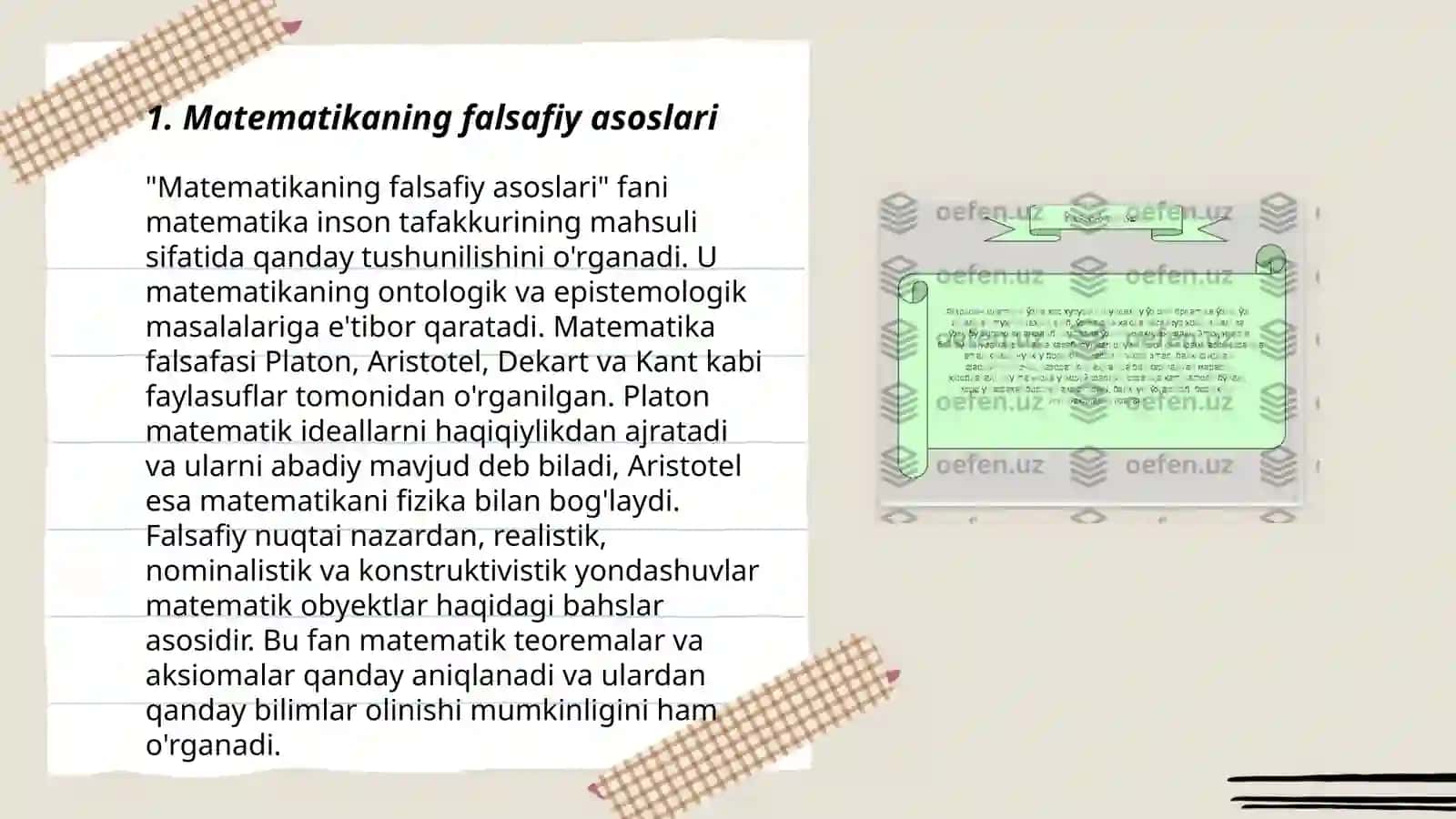 Matematikaning falsafiy asoslari 3