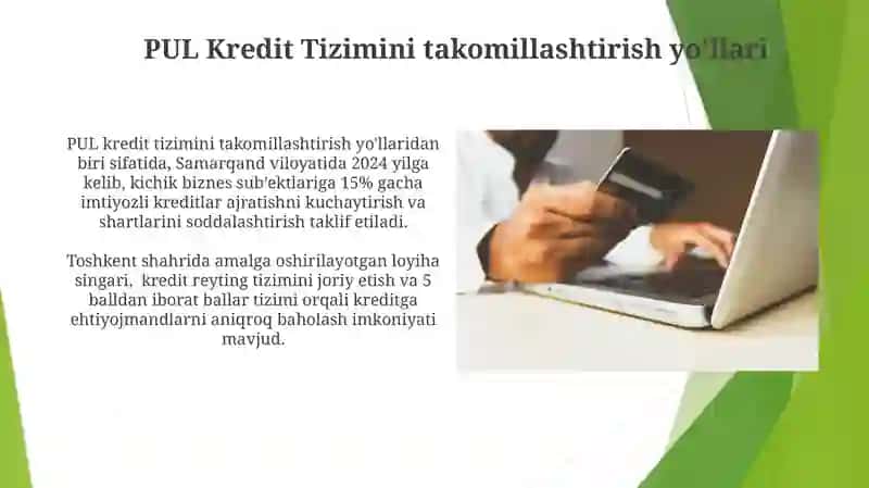 PUL Kredit Tizimi 3