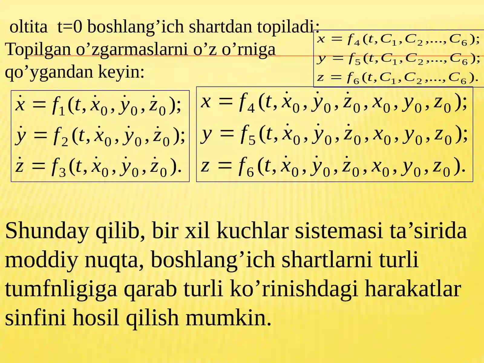 DINAMIKANING IKKINCHI ASOSIY MASALASINI YECHISH 3