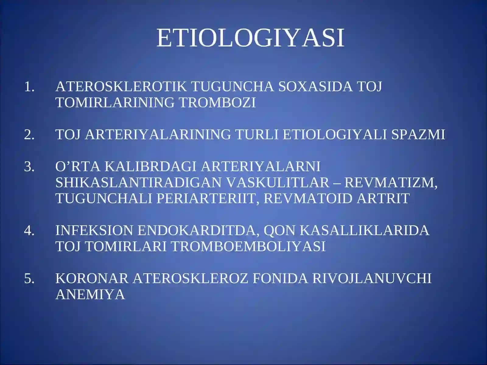 yurak ishemik kasalligi miokard infarkti 3