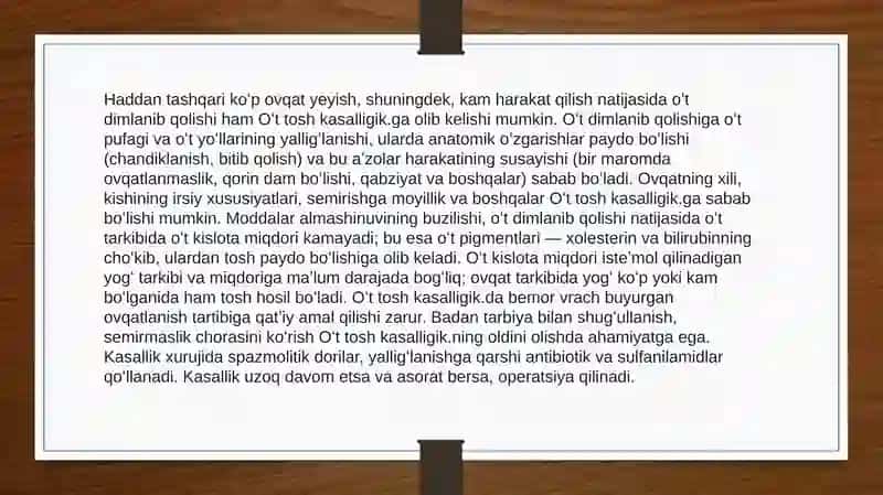 O‘t-toshkasalligi 3