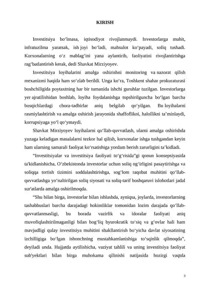 INVESTITSIYANING MOHIYATI MANBALARI VA SHAKLLARI 3