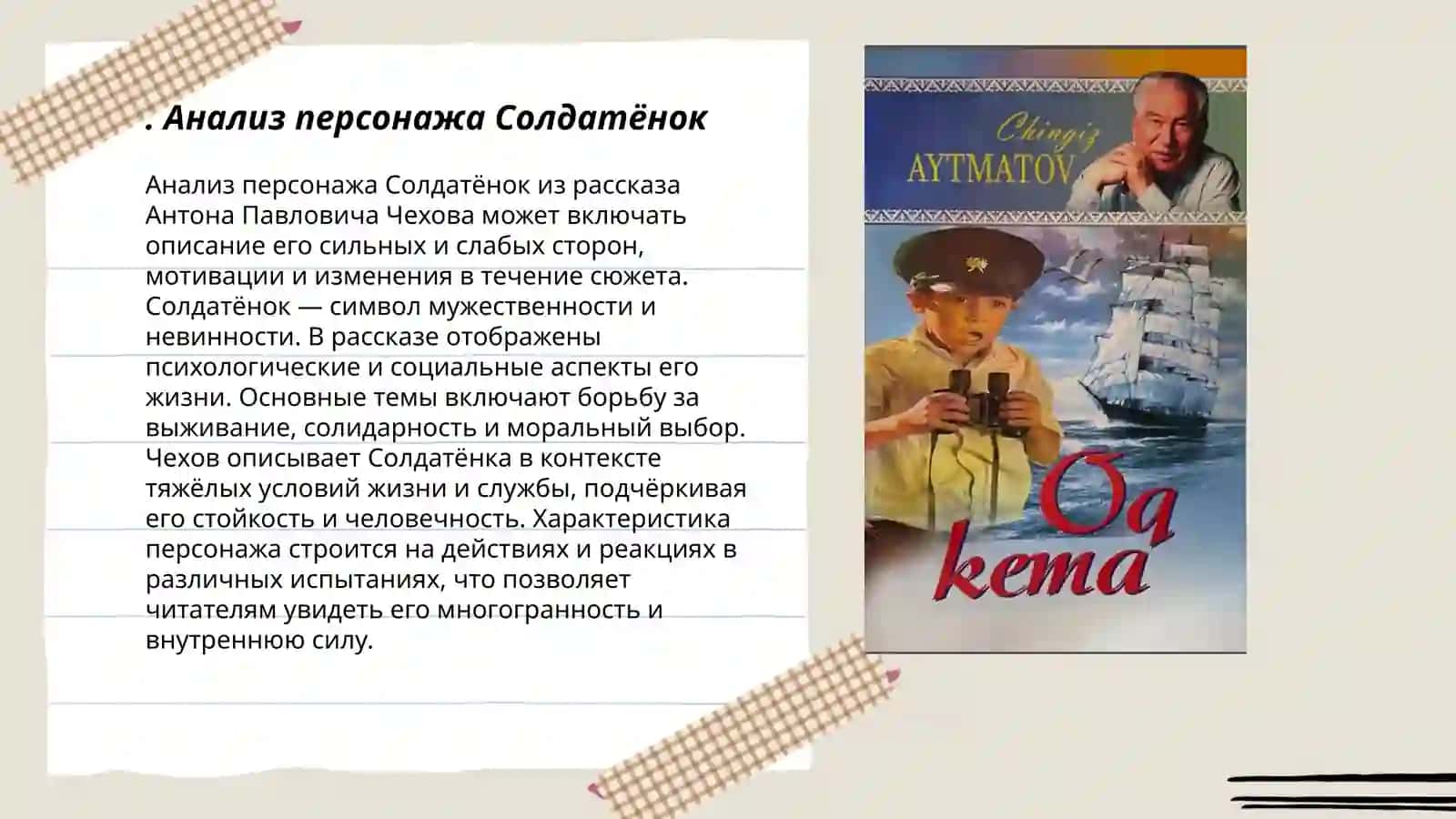 Анализ персонажа Солдатёнок 3