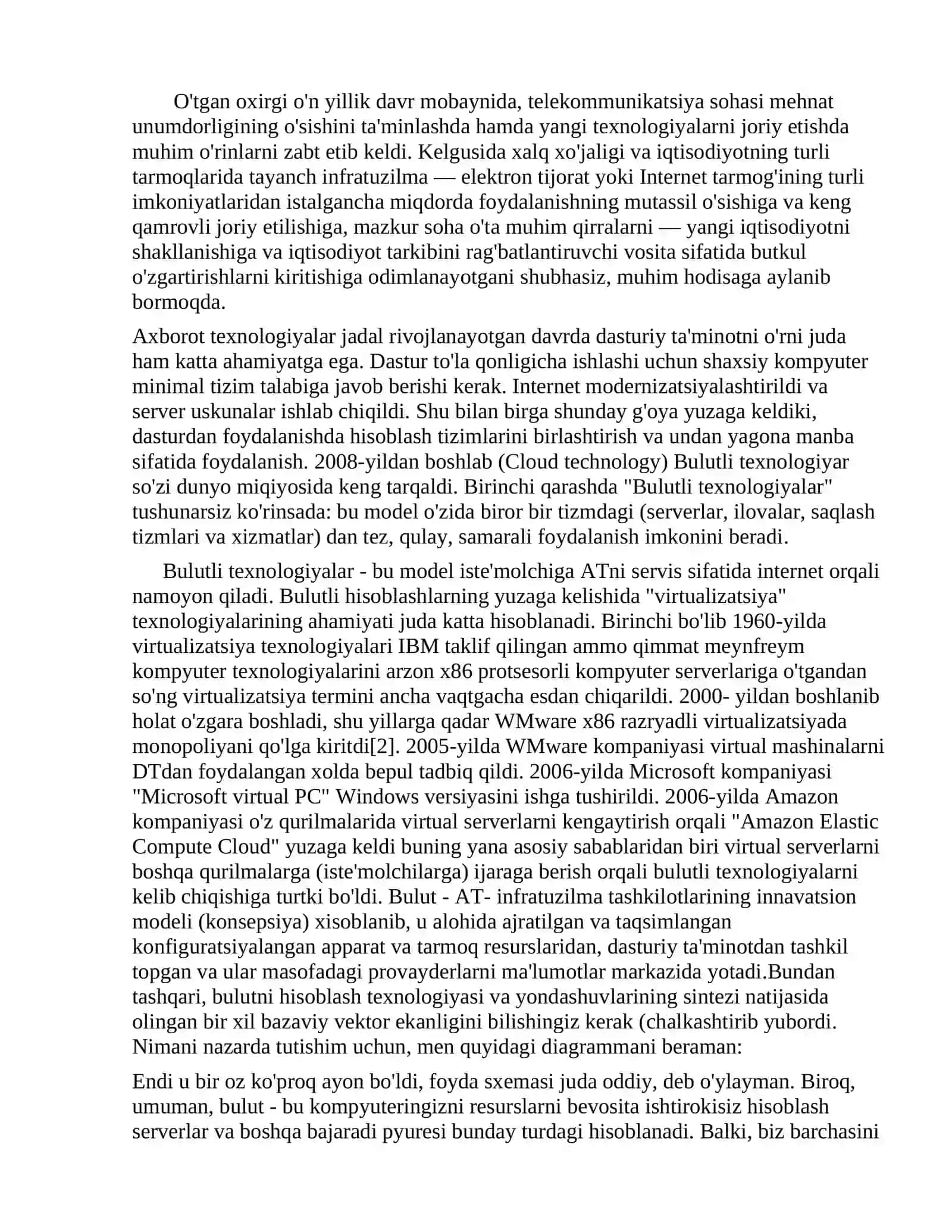 Bulutli texnologiyalar va ular ustida amallar 3
